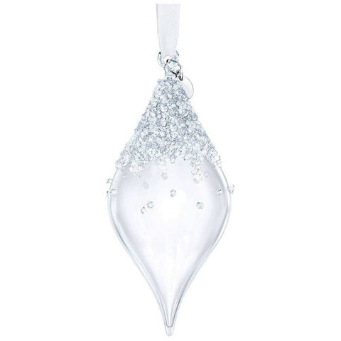 Swarovski Crystal Christmas Ornament Oval Teardrop -5398390
