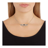 Swarovski FANTASTIC Necklace, Grey Crystal & Pearls -5230612