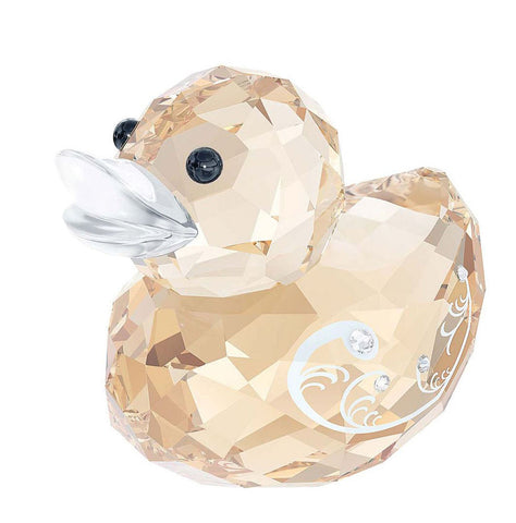 Swarovski Color Crystal Duck Figurine HAPPY DUCK MISS ELEGANT #5080337