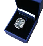 Swarovski Crystal Meteor Ring Black Diamond