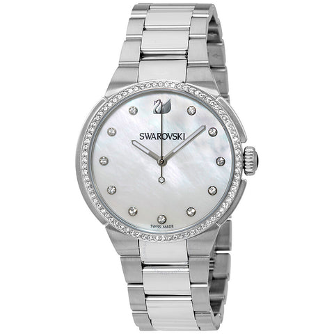 Swarovski WATCH CITY CRY, Stainless Steel, Mother of Pearl -5181635