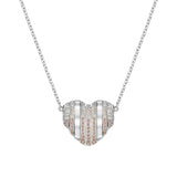Swarovski Jewelry Necklace EXPLORE HEART Necklace, Pink, Rhodium -5181467