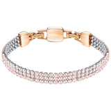 Swarovski Rose Crystal Mesh Bracelet CLIM Medium, Rose Gold #5278710