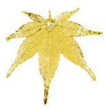 Real Leaf PENDANT Japanese Maple in 24K Yellow Gold Genuine Leaf