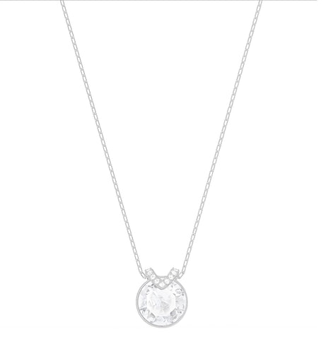 Swarovski BELLA V Pendant Necklace, White, Rhodium - 5370193