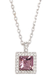 Swarovski Light Amethyst Crystal GINO SET Necklace & Earrings -5260703