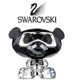 Swarovski Crystal LOVLOTS Figurine BO BEAR HEAVY METAL #1143383