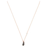 Swarovski Naughty Necklace Black, Rose-gold tone plated -5495292