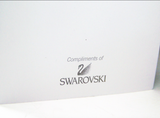 6 Authentic Swarovski Holiday Cards with Red Crystals & 6 envelopes New 1271255