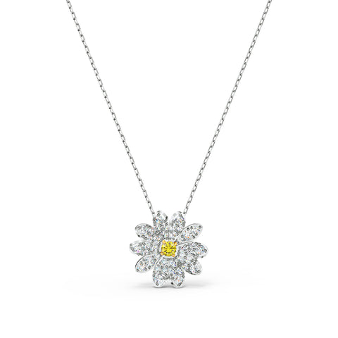 Swarovski Eternal Flower Pendant Necklace, Mixed Finish -5512662
