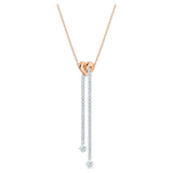 Swarovski Lifelong Heart Y necklace Heart, White, Mixed metal finish -5517952