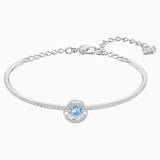 Swarovski Jewelry SPARKLING DANCE BANGLE, Blue, Rhodium -5515385