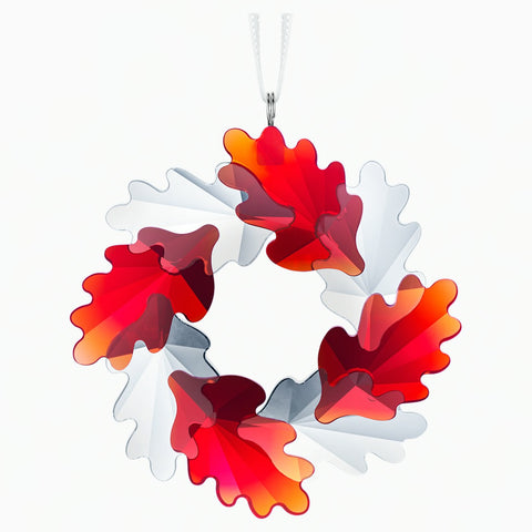 Swarovski Crystal Christmas Ornament WREATH ORNAMENT, LEAVES -5464866