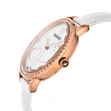 Swarovski WATCH AILA DAY HEART 37mm, White Leather, Rose Gold -5242514