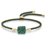 Swarovski Power Collection Bracelet EARTH ELEMENT, Green, Gold-tone plated -5558350