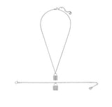 Swarovski Clear Crystal Jewelry Set CASE Necklace & Bracelet Padlock #5120621