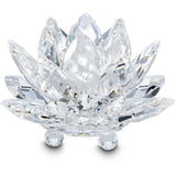 Swarovski Clear Crystal Figurine WATERLILY CANDLE HOLDER Small #11867