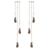 Swarovski Naughty Chandelier Pierced Earrings, Rose Gold -5497873