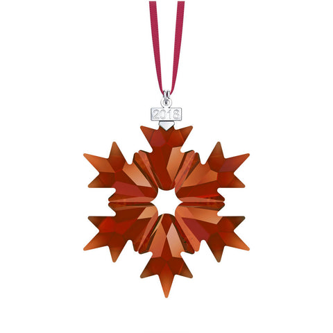 Swarovski Red Crystal Christmas Ornament 2018 Christmas Snowflake -5460487