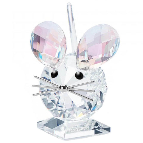 Swarovski Anniversary Mouse Figurine Limited Edition, Clear Crystal -5492742