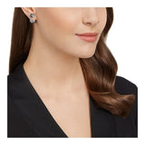 Swarovski Grey & White Crystal 2-in-1 Stud Earrings FANTASTIC - 5230607