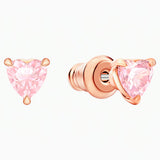 Swarovski ONE SET Heart Jewelry Hearts Studs & Pendant, Rose Gold - 5470897