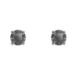 Swarovski Unisex Sleep Stud Earrings Gray, Rhodium plated -5571555