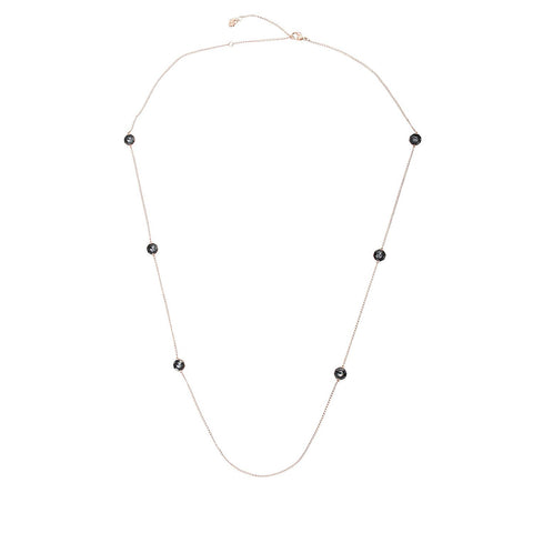 Swarovski Crystal BODY STRANDAGE Necklace Rose Gold #5083554