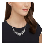 Swarovski Jewelry Set Necklace & Earrings FIZZY, Rhodium Plated -5253053