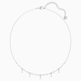 Swarovski Crystal Jewelry LOUISON NECKLACE, White, Rhodium - 5419242