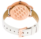 Swarovski WATCH AILA DAY HEART 37mm, White Leather, Rose Gold -5242514