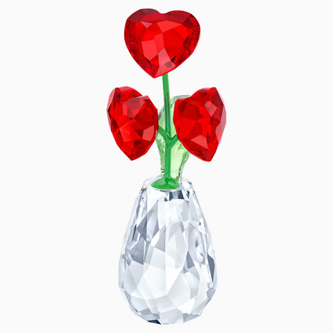 Swarovski Crystal Flower Figurine FLOWER DREAMS - HEARTS -5415273