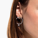 Swarovski Lifelong Heart Hoop Pierced Earrings, White, Mixed metal finish -5517933