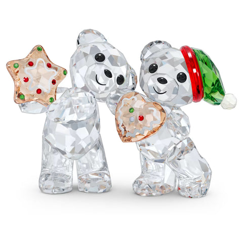 Swarovski Crystal Couple Figurine Kris Bear Christmas Annual Edition 2022 -5627747