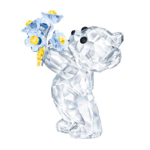 Swarovski Crystal Figurine KRIS BEAR - FORGET-ME-NOT -5427993