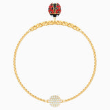 Swarovski Jewelry REMIX COLLECTION LADYBUG STRAND, Gold Tone, M -5466832
