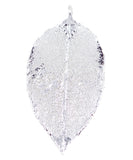 Real Leaf PENDANT ROSE Genuine LEAF Dipped in Sterling Silver