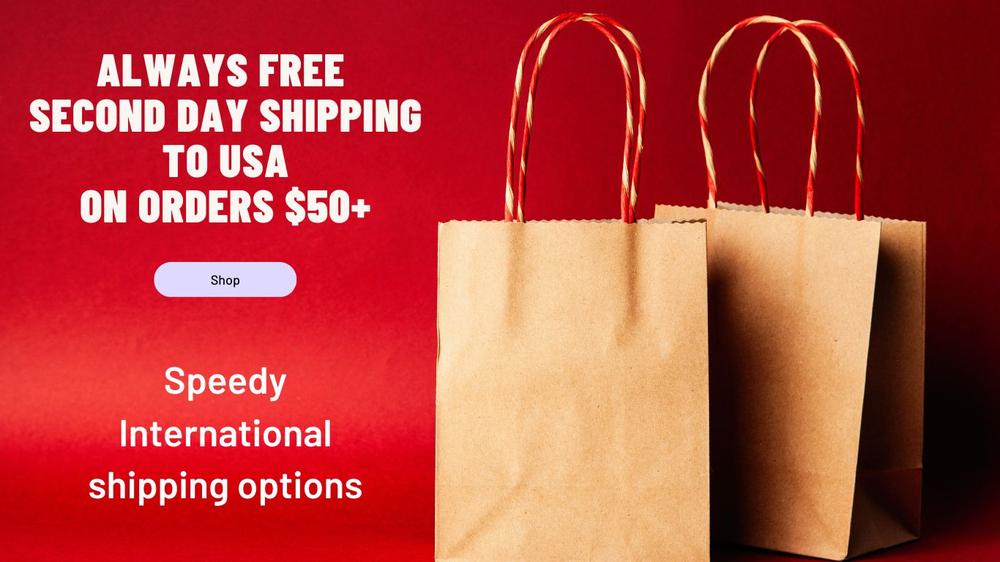 Free Second day shipping
